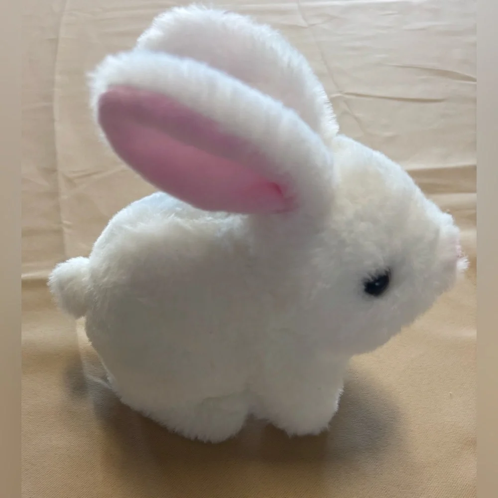 Interactive White‎ Bunny Plush Toy